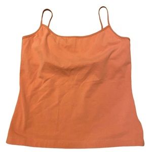 PINK brand tank with built in shelf Color coral Size Medium